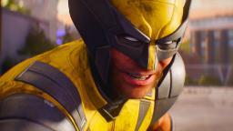 شخصیت ولورین (Wolverine) با لباس زرد و ماسک مخصوص در بازی ویدئویی مارول