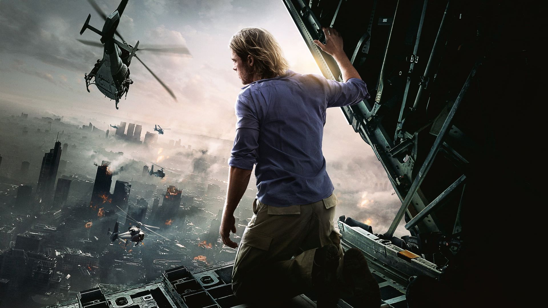پوستر فیلم World War Z با بازی برد پیت