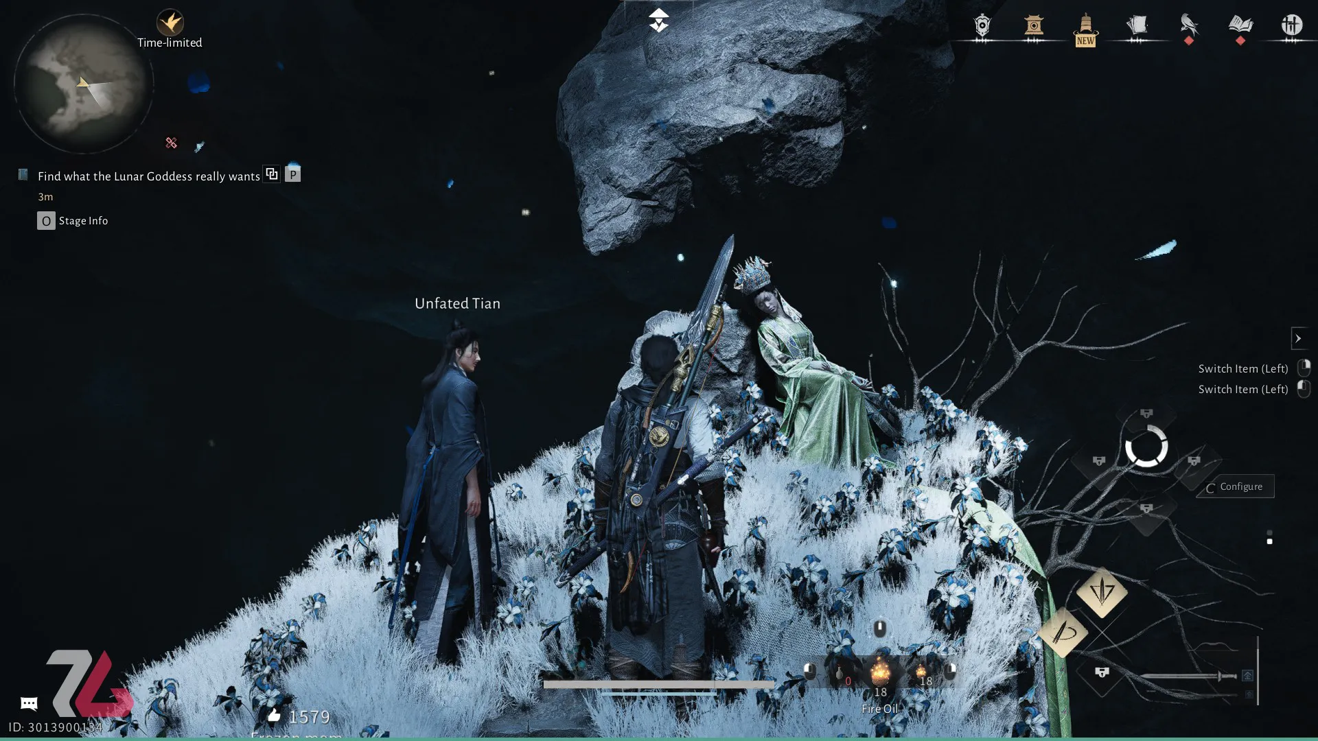 ملاقات با ایزدبانوی ماه در بازی Where Winds Meet