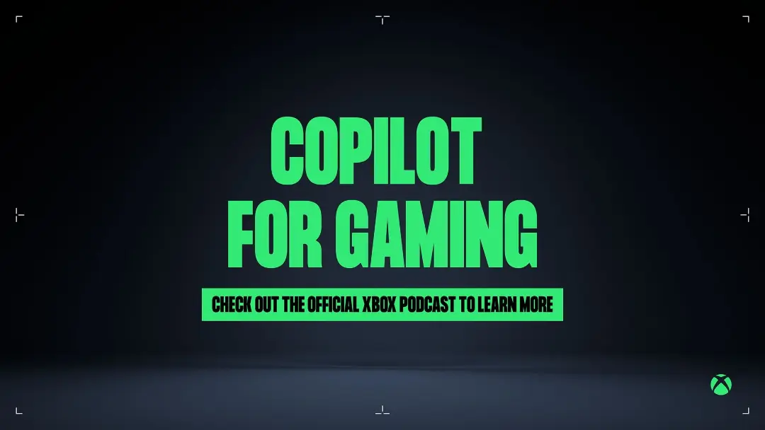 پوستر تبلیغاتی دستیار هوش مصنوعی مایکروسافت با نام Xbox Copilot for Gaming
