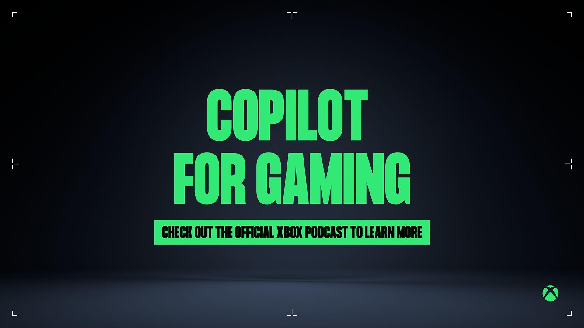پوستر تبلیغاتی دستیار هوش مصنوعی مایکروسافت با نام Xbox Copilot for Gaming