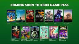 پوستر مجموعه‌ای از بازی‌های جدید سرویس گیم پس (ایکس باکس Game Pass) برای عرضه در سپتامبر ۲۰۲۶