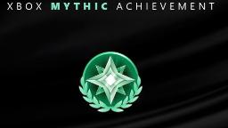 لوگوی سبز رنگ اچیومنت Mythic (Mythic Achievement) ایکس باکس با نماد ستاره و برگ