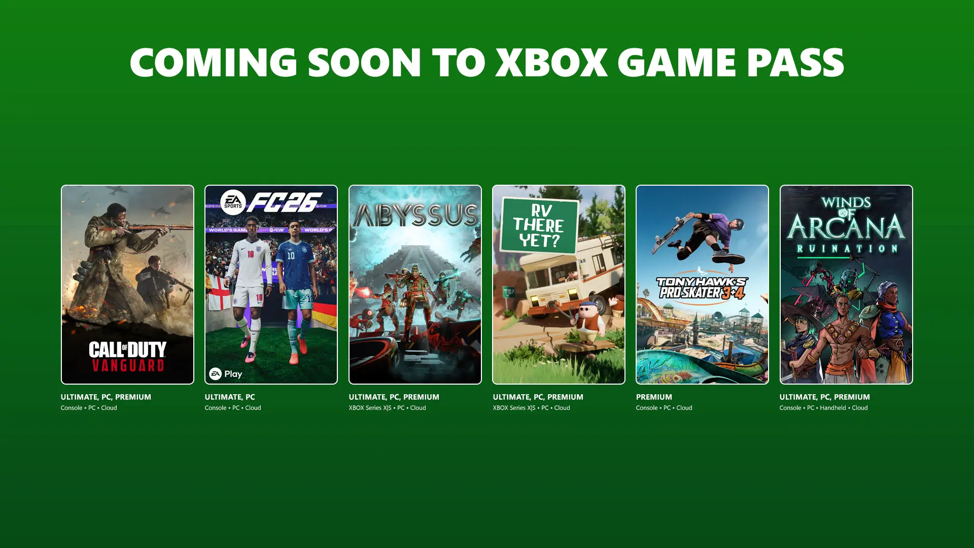 موج دوم بازی‌های گیم پس برای ژوئن ۲۰۲۶