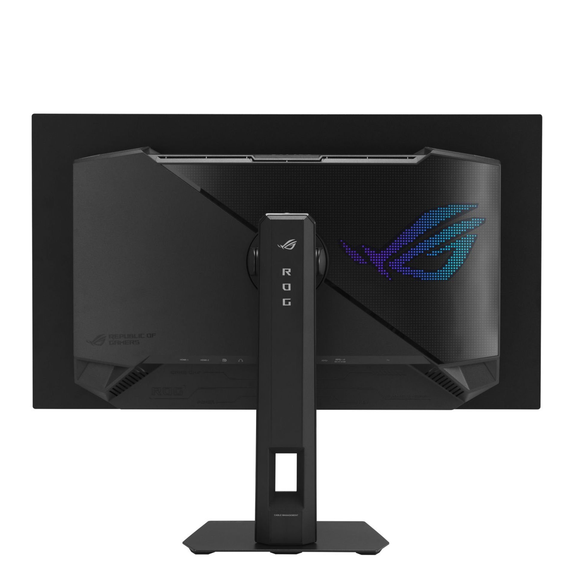 نمای پشتی مانیتور ROG Strix OLED XG27AQDMG Gen 2 شرکت ایسوس (ASUS)