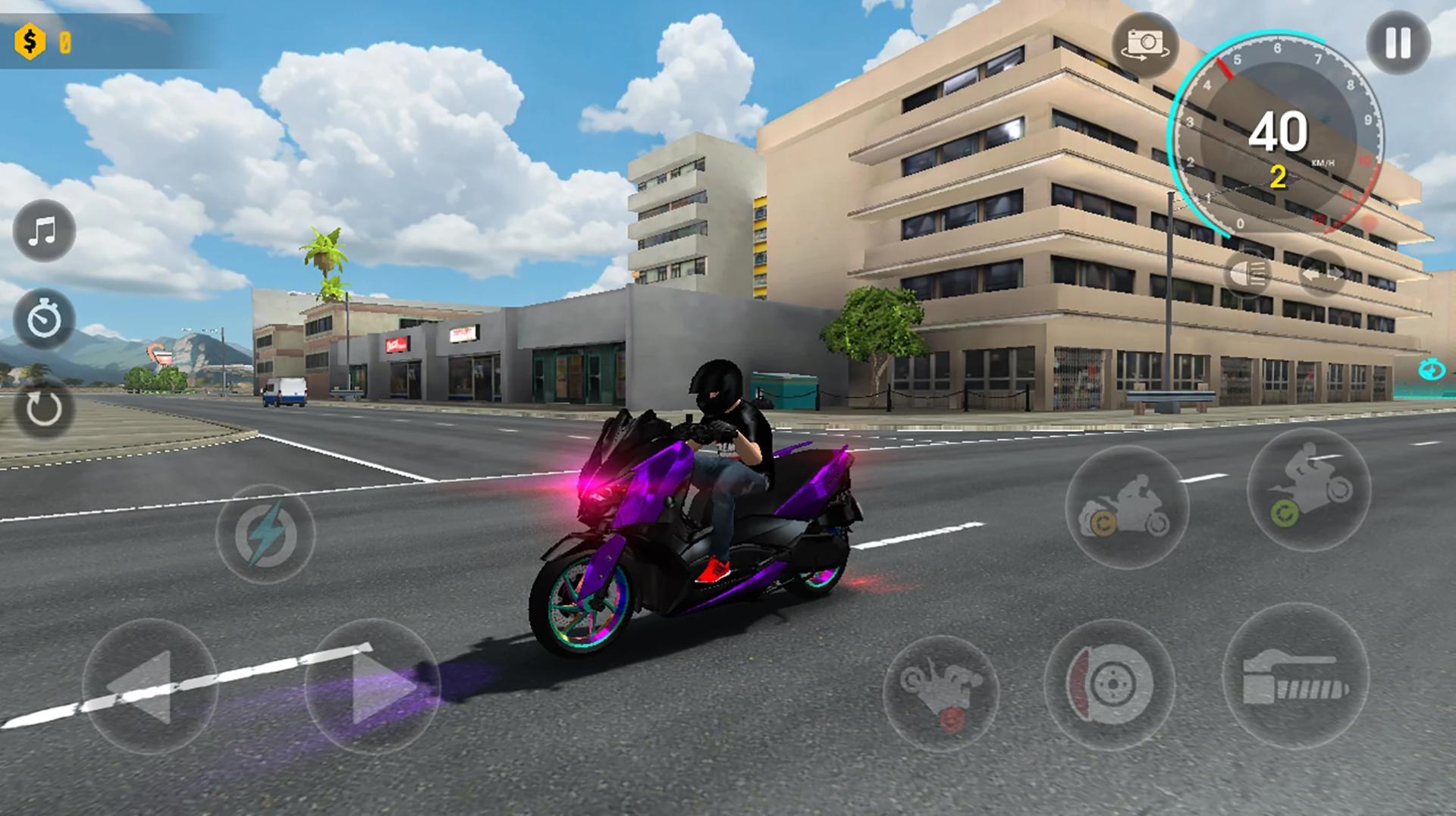 گیم‌پلی بازی موبایل Xtreme Motorbikes