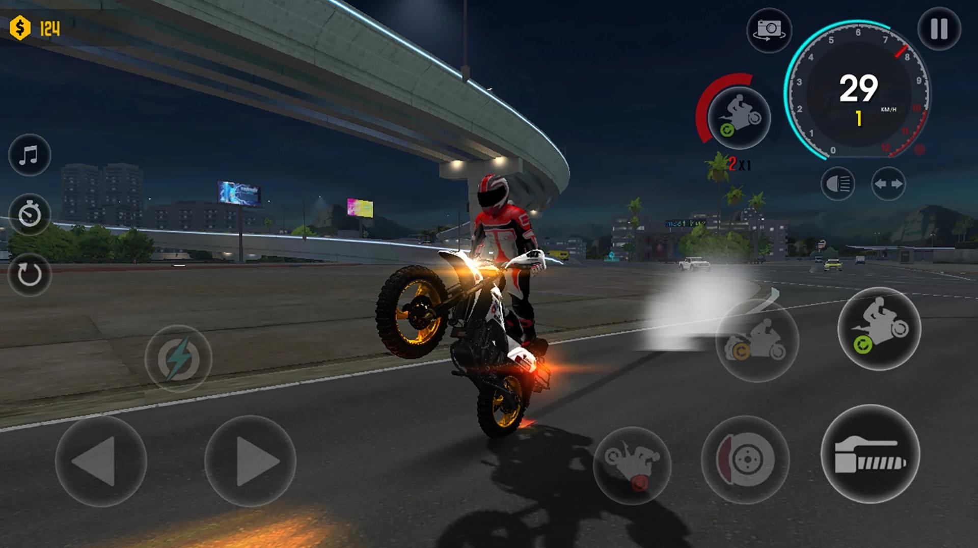 گیم‌پلی بازی موبایل Xtreme Motorbikes