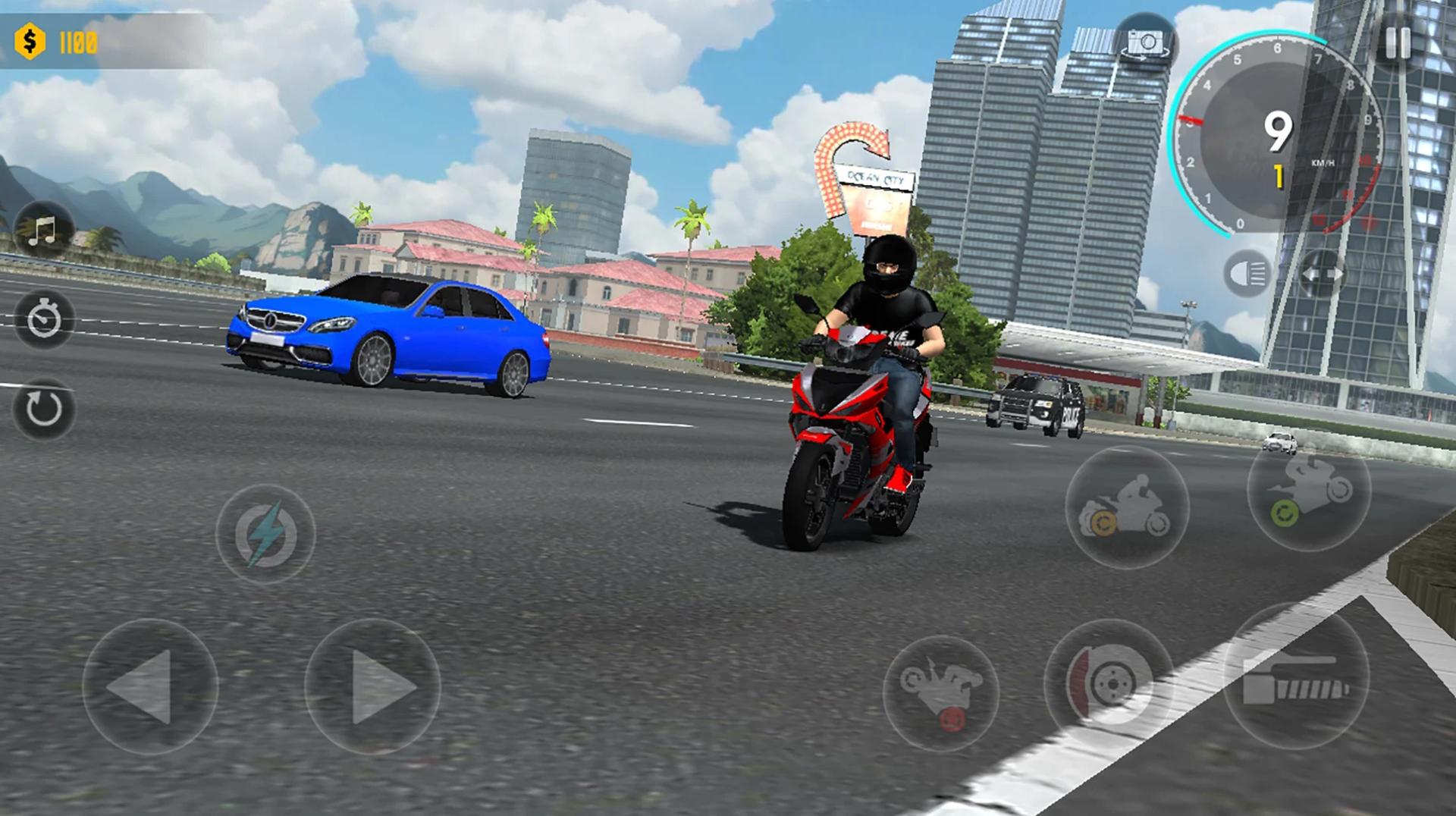 گیم‌پلی بازی موبایل Xtreme Motorbikes