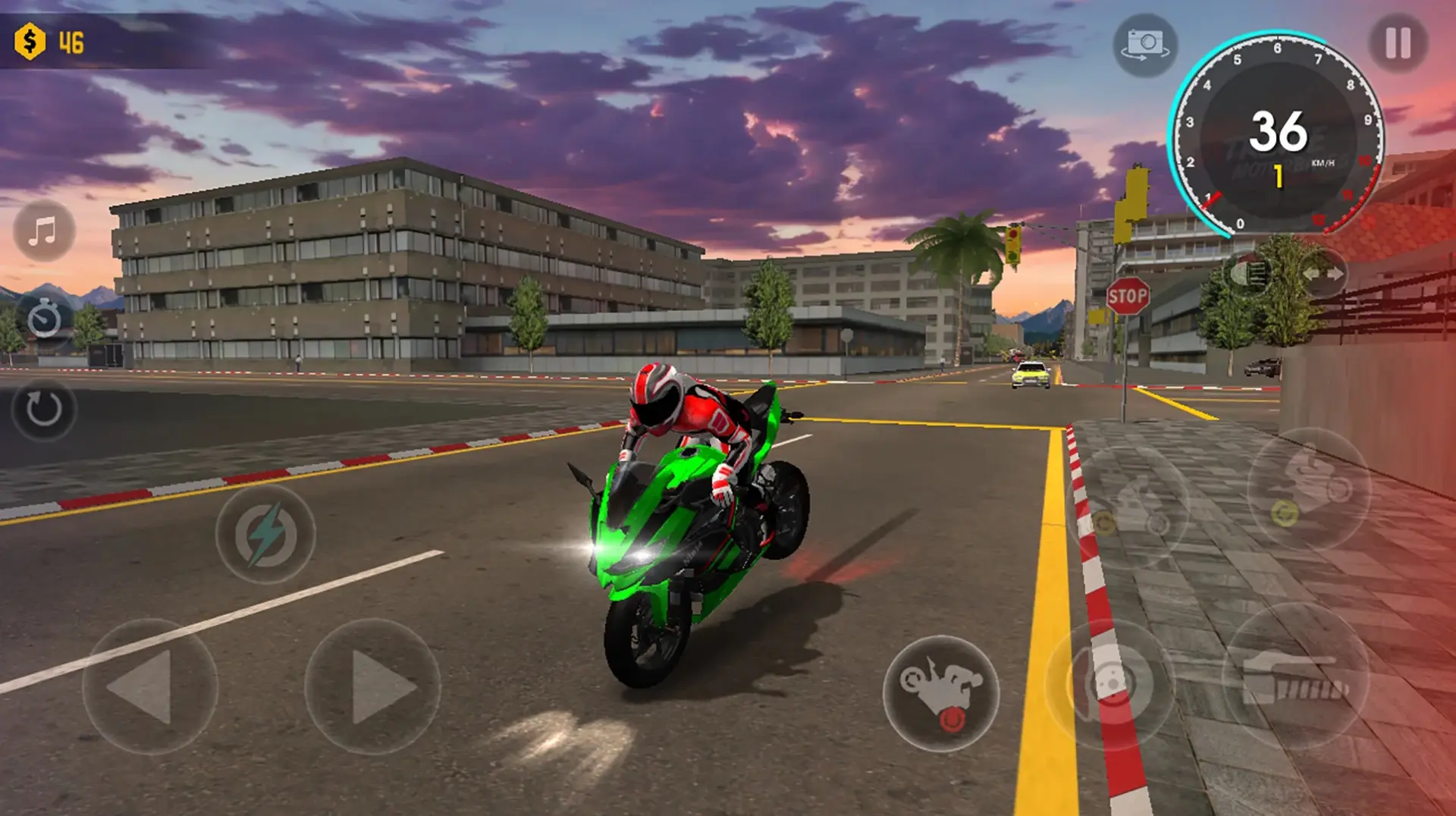 گیم‌پلی بازی موبایل Xtreme Motorbikes