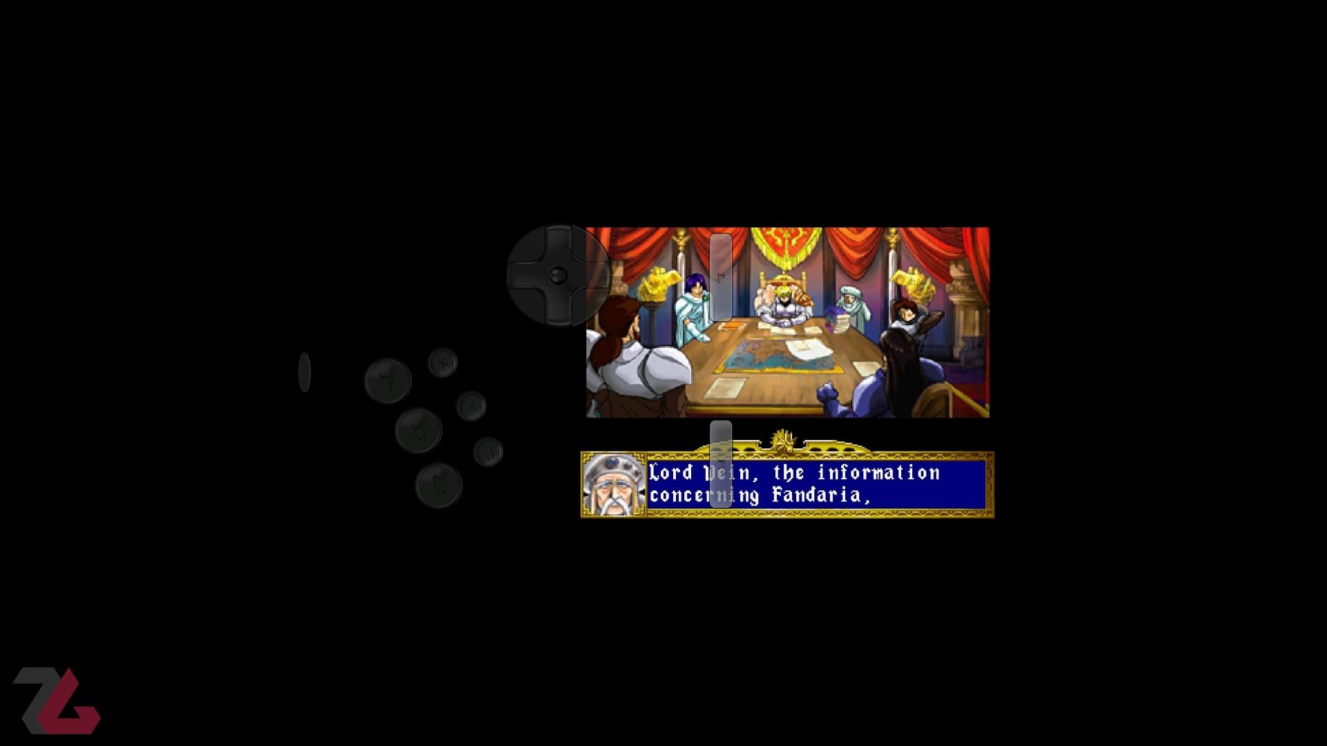 اجرای بازی Dragon Force با نرم‌افزار شبیه‌ساز Yaba Sanshiro 2 روی اندروید