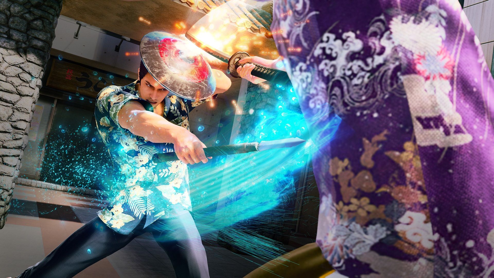 مبارزه با دشمنان در بازی Yakuza Kiwami 3 and Dark Ties