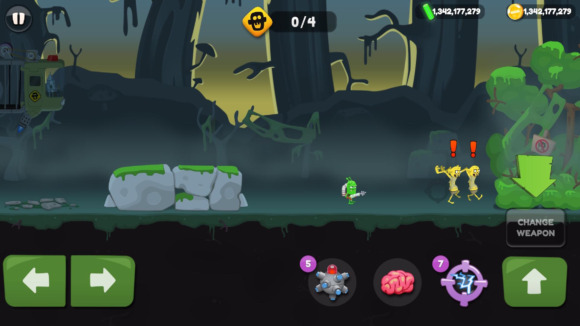 فرار زامبی‌ها در بازی Zombie Catchers