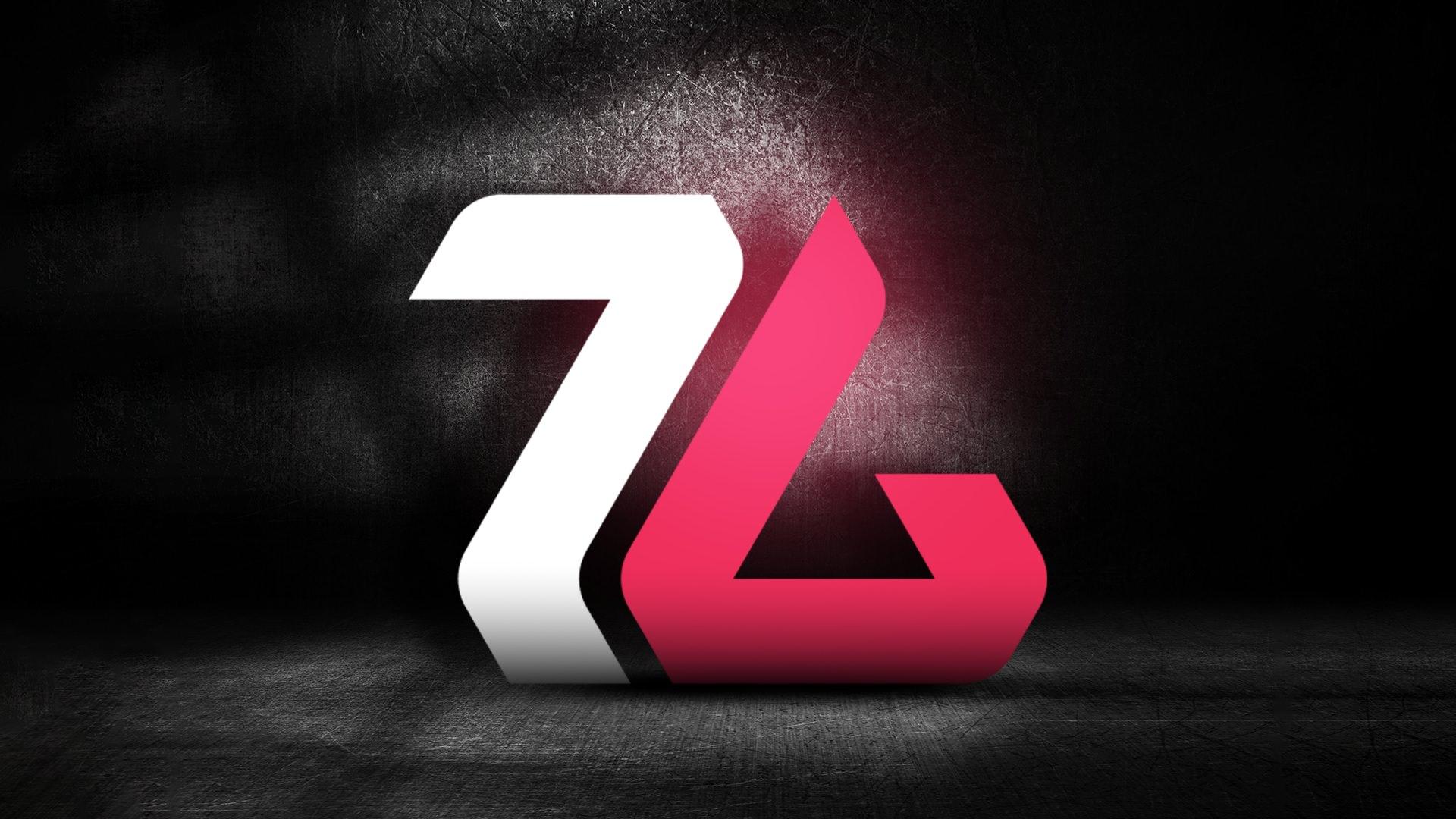 لوگوی زومجی در پس زمینه مشکی