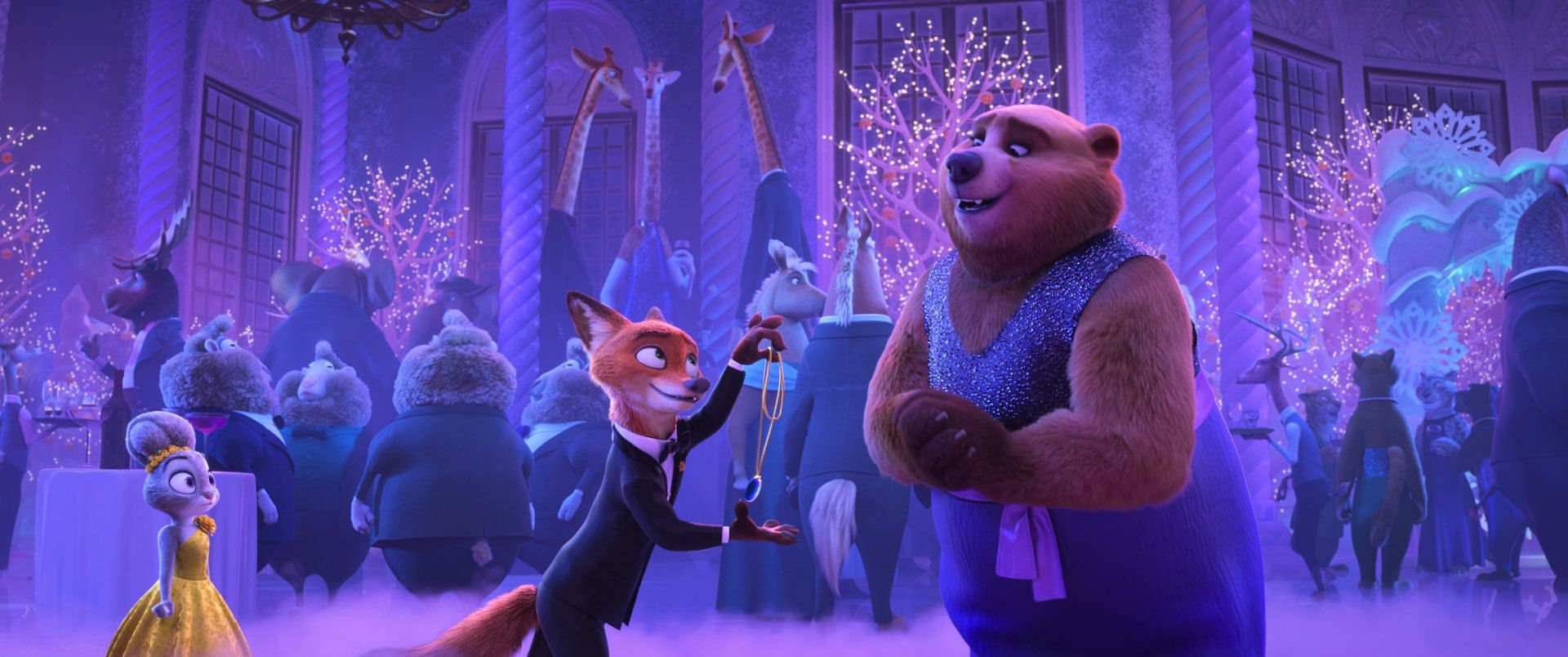 صحنه مهمانی انیمیشن Zootopia 2