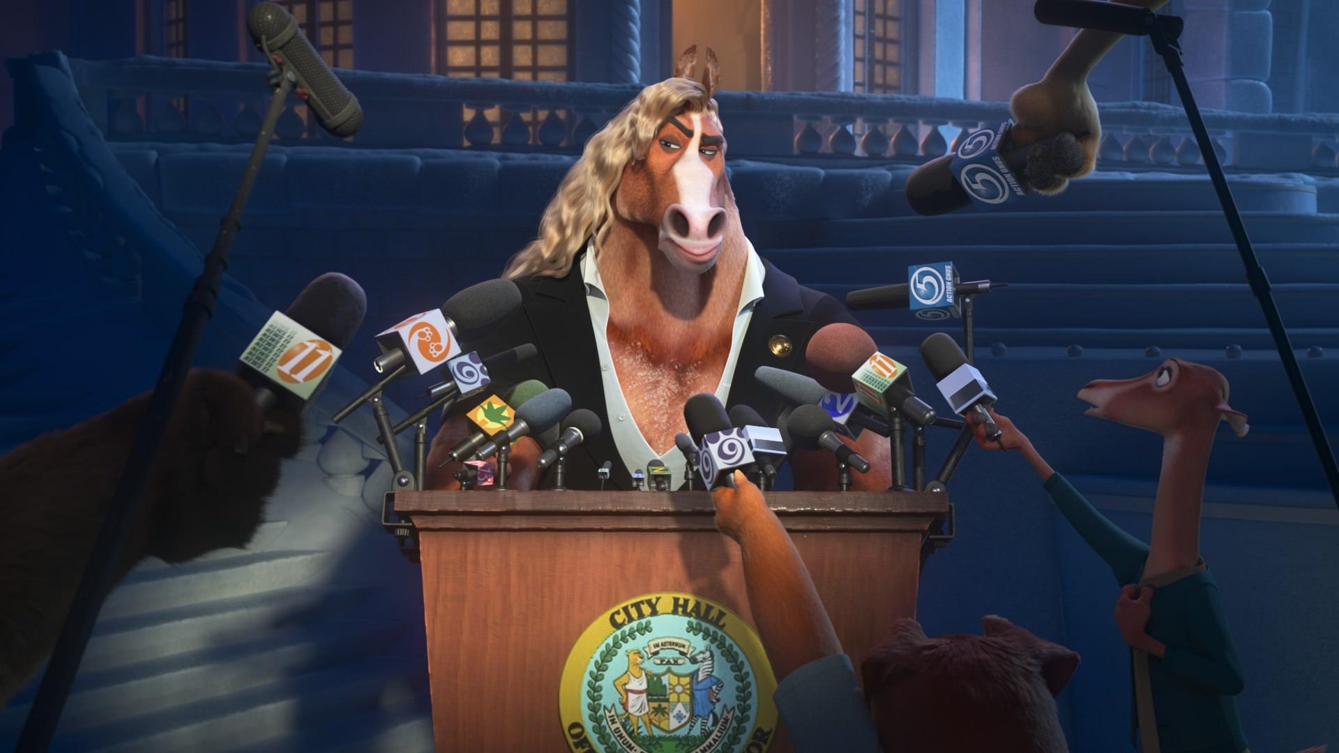 شخصیت شهردار در انیمیشن Zootopia 2