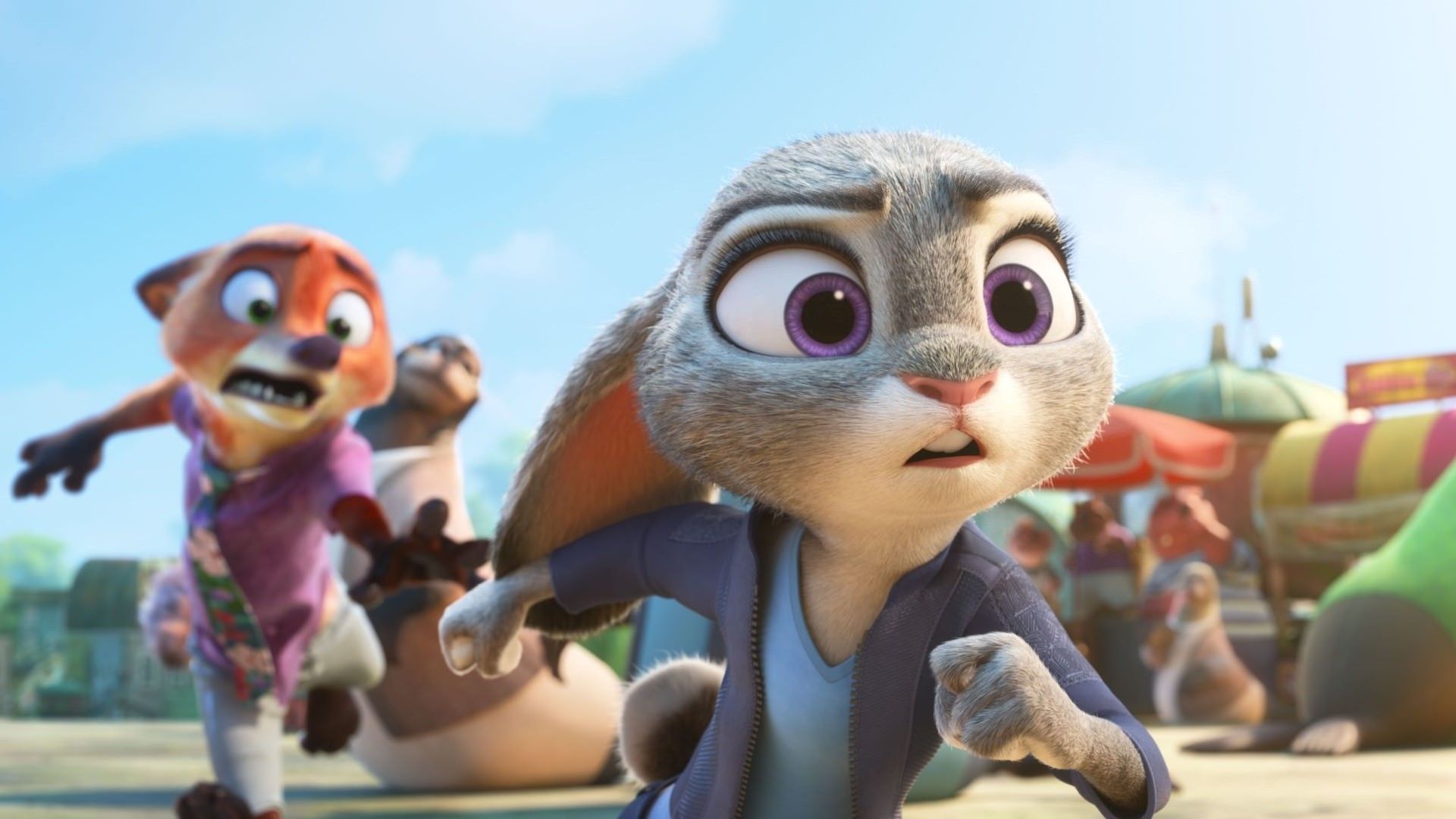 فرار جودی از نیک در انیمیشن Zootopia 2