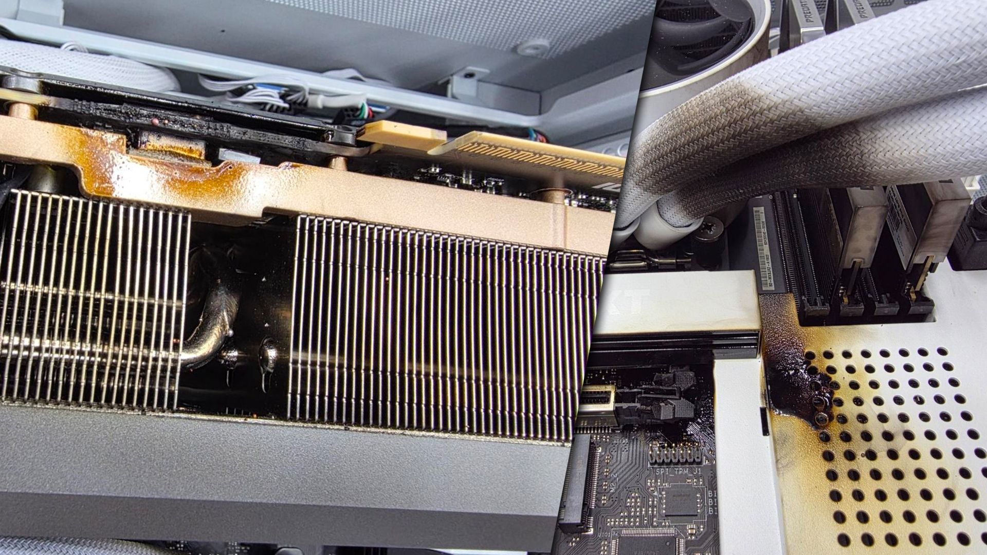 آتش گرفتن کارت گرافیک ZOTAC RTX 5090
